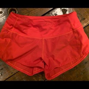 Lululemon Speed Up shorts 2.5” size 0